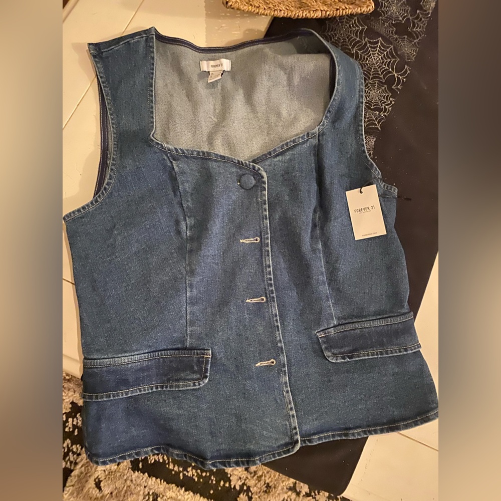 New forever 21 Jean vest